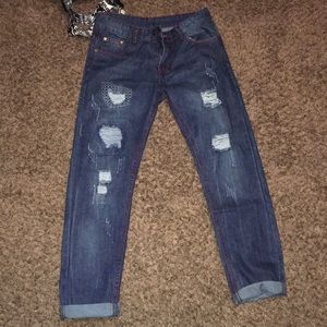 Size 30 slim fit fashion jeans men